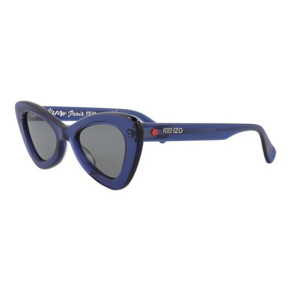 Kenzo Womens Cat Eye Blue Blue Smoke Fashion Designer Eyewear - Picture 1 of 4